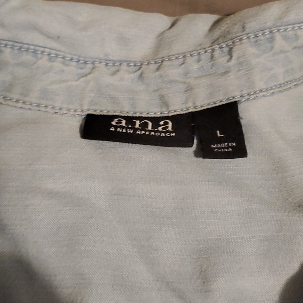 Denim Button up - Picture 2 of 2